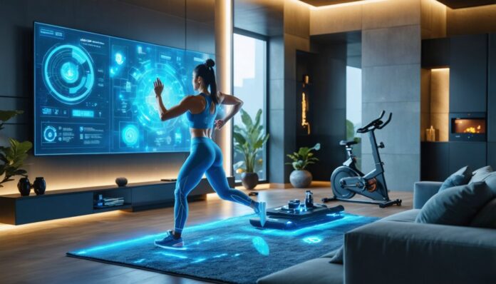 technology enhances home fitness