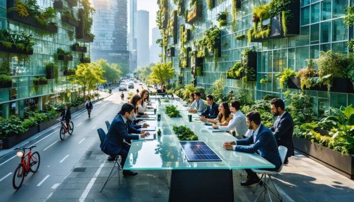 tech embraces green initiative